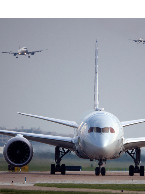 Aeroplane on a runway