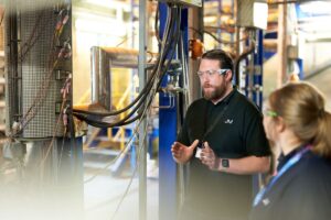 JM Catalyst Technologies engineers in Syngas rig.