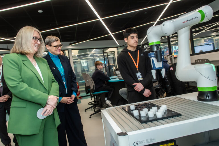 Nelson & Colne college visit of Minister for Skills Jacqui Smith.